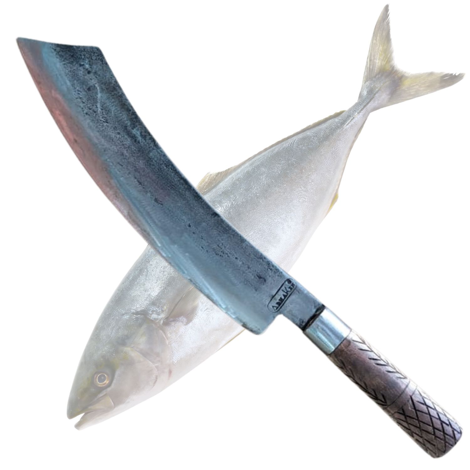 Buy Now Fish Cutting Knife 650gm - Handmade Knives in India - Buy